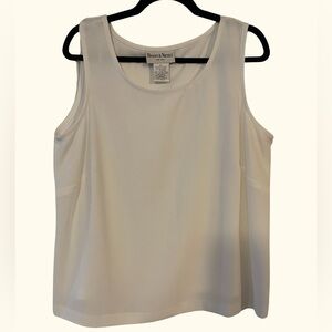 White Danny and Nicole matching set. Shirt and skirt.